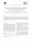 Research paper thumbnail of Transients during pre-breakdown and hard breakdown of thin gate oxides in metal–SiO< sub> 2</sub>–Si capacitors