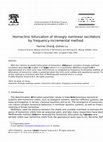 Research paper thumbnail of Homoclinic bifurcation of strongly nonlinear oscillators by frequency-incremental method