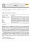 Research paper thumbnail of Correlated noise induced spatiotemporal coherence resonance in a square lattice network