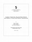 Research paper thumbnail of Currency Mismatches, Balance Sheet Effects and Hedging in Chilean Non-Financial Corporations