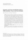 Research paper thumbnail of Geometry of Carnot-Carathéodory Spaces, Differentiability, Coarea and Area Formulas