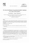 Research paper thumbnail of On value distributions for quasimeromorphic mappings on -type Carnot groups