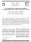 Research paper thumbnail of Radial dependence of proton peak intensities and fluences in SEP events: Influence of the energetic particle transport parameters