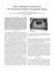 Research paper thumbnail of P3D-2 Phase Aberration Correction for 3D Ultrasound Computer Tomography Images