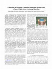 Research paper thumbnail of Calibrating an ultrasonic computed tomography system using a time-of-flight based positioning algorithm