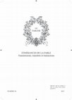 Research paper thumbnail of 2015 - A.Biscéré, C.Bohnert, D.Fortin & T.Rolland (éds.), Itinérances de la fable. Transmissions, transferts et transactions