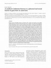 Research paper thumbnail of A southern California freeway is a physical and social barrier to gene flow in carnivores