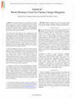 Research paper thumbnail of Global 4C: World Monetary Union for Climate Change Mitigation