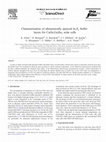 Research paper thumbnail of Characterisation of ultrasonically sprayed InxSy buffer layers for Cu(In,Ga)Se2 solar cells