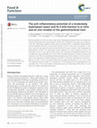 Research paper thumbnail of The anti-inflammatory potential of a moderately hydrolysed casein and its 5 kDa fraction in in vitro and ex vivo models of the gastrointestinal tract