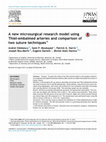 Research paper thumbnail of A new microsurgical research model using Thiel-embalmed arteries and comparison of two suture techniques