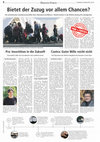 Research paper thumbnail of Bietet der Zuzug vor allem Chancen. Debattenforum, Böhme Zeitung, 21.11.2015