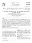 Research paper thumbnail of Structure and expression of the atp operon coding for F1F0-ATP synthase from the antibiotic-producing actinomycete Nonomuraea sp. ATCC 39727