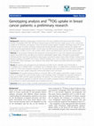 Research paper thumbnail of Genotyping analysis and 18FDG uptake in breast cancer patients: a preliminary research