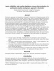 Research paper thumbnail of Lapses, infidelities, and creative adaptations: Lessons from evaluation of a participatory market development approach in the Andes