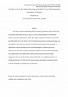 Research paper thumbnail of The effects of the teacher–student relationship and academic press on student engagement and academic performance