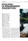 Research paper thumbnail of Écologie: le réarmement conceptuel (Tristan Bera sur Bruno Latour e Eduardo Viveiros de Castro)