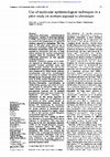 Research paper thumbnail of Use of molecular epidemiological techniques in a pilot study on workers exposed to chromium