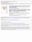 Research paper thumbnail of Potential for Effects of Land Contamination on Human Health. 2. The Case of Waste Disposal Sites