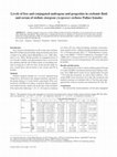 Research paper thumbnail of Levels of free and conjugated androgens and progestins in coelomic fluid and serum of stellate sturgeon (Acipenser stellatus Pallas) females