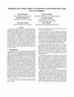 Research paper thumbnail of Identifying state coding conflicts in asynchronous system specifications using Petri net unfoldings