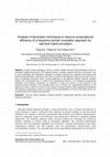 Research paper thumbnail of Analysis of decimation techniques to improve computational efficiency of a frequency-domain evaluation approach for real-time hybrid simulation