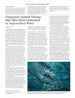 Research paper thumbnail of Chapopote Asphalt Volcano may have been generated by supercritical water