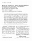 Research paper thumbnail of RANGE AND MOVEMENTS OF FEMALE HEAVISIDE'S DOLPHINS (CEPHALORHYNCHUS HEAVISIDII), AS DETERMINED BY SATELLITE-LINKED TELEMETRY