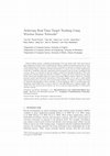 Research paper thumbnail of Achieving Real-Time Target Tracking UsingWireless Sensor Networks