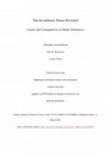 Research paper thumbnail of The Incumbency Bonus Revisited: Causes and Consequences of Media Dominance