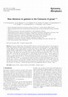 Research paper thumbnail of New distances to galaxies in the Centaurus A group