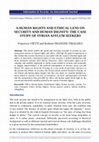 Research paper thumbnail of A Human Rights and Ethical Lens on Security and Human Dignity: The Case Study of Syrian Asylum Seekers