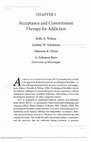 Research paper thumbnail of Acceptance and Commitment Therapy for Addiction