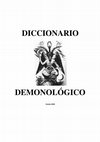 Research paper thumbnail of Diccionario Demonológico PDF