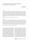 Research paper thumbnail of "La frontera del gótico: James Fergusson y la arquitectura española"/The Frontier of the Gothic: James Fergusson and Spanish Architecture", Quintana. Revista de Arte del Departamento de Historia del Arte de la Universidad de Santiago de Compostela. nº 13, 2014, 77-97.