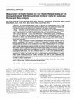 Research paper thumbnail of Measurement of Health-Related and Oral Health–Related Quality of Life Among Individuals With Nonsyndromic Orofacial Clefts: A Systematic Review and Meta-Analysis