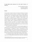 Research paper thumbnail of El espacio público online: aportaciones de las redes sociales de internet a la democracia