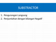 Research paper thumbnail of The Substractor in digital Circuit