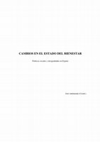 Research paper thumbnail of Cambios en el Estado del Bienestar