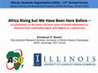 Research paper thumbnail of Africa Rising but We Have Been Here Before –  A commentary on the boom and bust cycles of wealth dependent on  revenues from commodity export with Nigeria as a special case