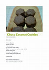 Research paper thumbnail of Choco Coconut Cookies