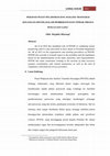 Research paper thumbnail of PERANAN PUSAT PELAPORAN DAN ANALISIS TRANSAKSI KEUANGAN (PPATK) DALAM PEMBERANTASAN TINDAK PIDANA PENCUCIAN UANG