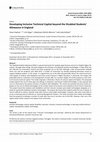 Research paper thumbnail of Developing Inclusive Technical Capital beyond the Disabled Students' Allowance in England