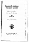 Research paper thumbnail of David Mirsky, The Fictive Jew in the Literature of England, 1890-1920, in Gersion Appel, Morris Epstein and Hayim Leaf eds,, Samuel K. Mirsky Memorial Volume (New York & Jerusalem: SURA, 1970)   pp.. 221-237