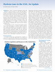 Research paper thumbnail of Dyslexia Laws in the USA: An Update