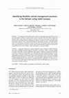 Research paper thumbnail of Identifying Neolithic animal management practices in the Adriatic using stable isotopes