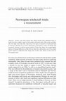 Research paper thumbnail of Norwegian witchcraft trials: a reassessment