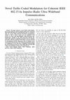 Research paper thumbnail of Novel Trellis Coded Modulation for coherent IEEE 802.15.4a Impulse-Radio Ultra-Wideband communications