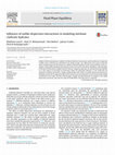 Research paper thumbnail of Influence of unlike dispersive interactions in modeling adsorption isotherms of methane clathrate hydrate