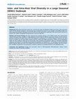 Research paper thumbnail of Inter- and Intra-Host Viral Diversity in a Large Seasonal DENV2 Outbreak